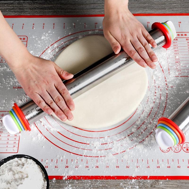 Adjustable Stainless-Steel Rolling Pin - MRSLM