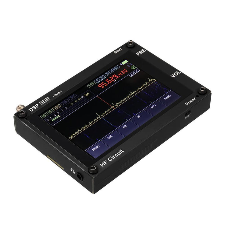 Ultra-thin 50KHz-200MHz Malahit SDR Receiver Malachite DSP Software Defined Radio 3.5" Display Battery Inside Nice Sound - Black 400MHz~2GHz - MRSLM