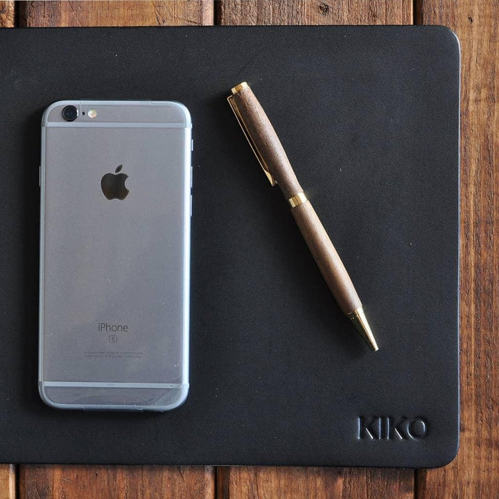 Black Leather Mouse Pad - MRSLM
