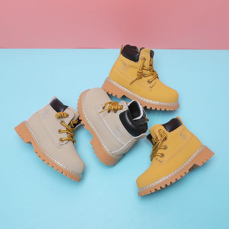 Toddler soft-soled Martin ankle boots, view 2 - MRSLM