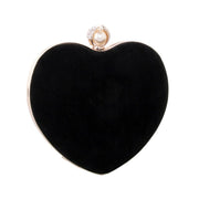 heart-shaped velvet dinner bag - MRSLM
