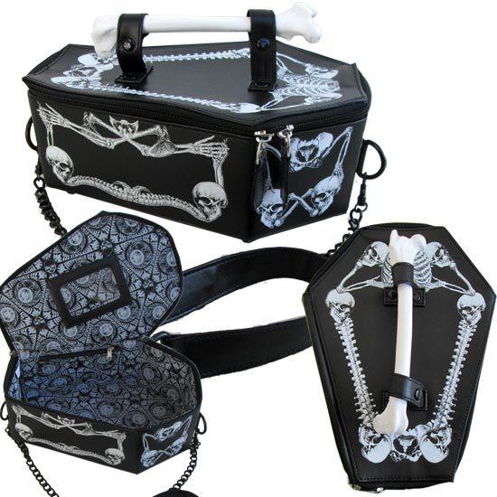 bat skeleton box handbag - MRSLM
