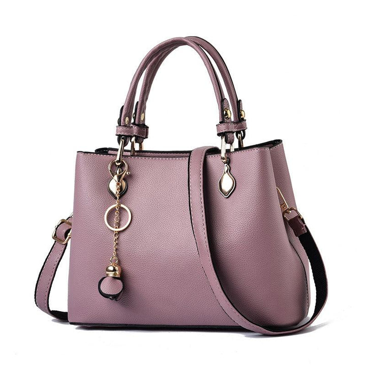 Fashion Style Handbag PU Leather Atmospheric Portable - MRSLM