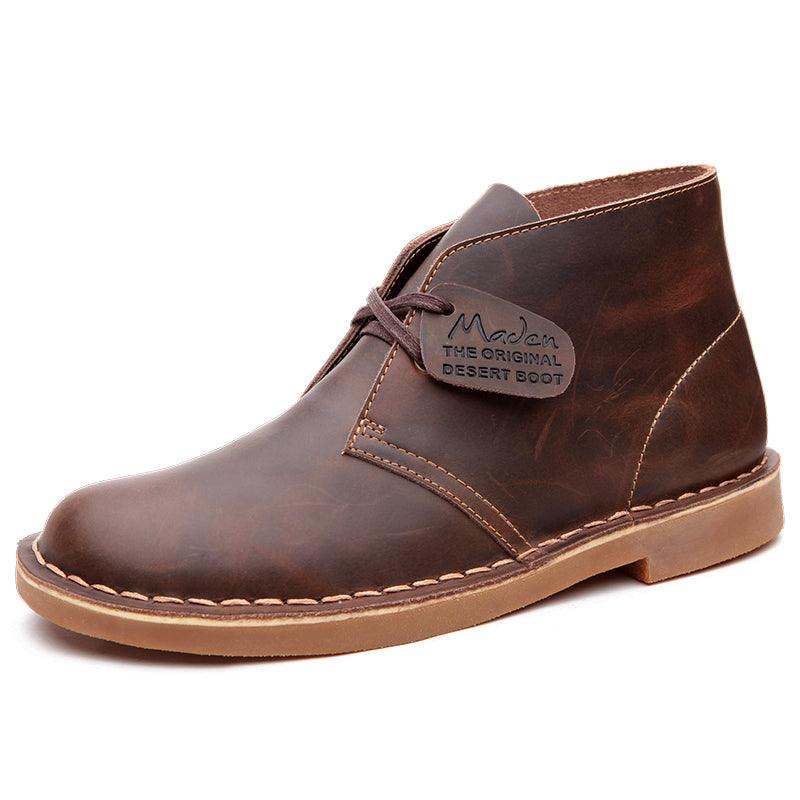 Martin Spring Short British Style High-top Men's Desert Boots - MRSLM