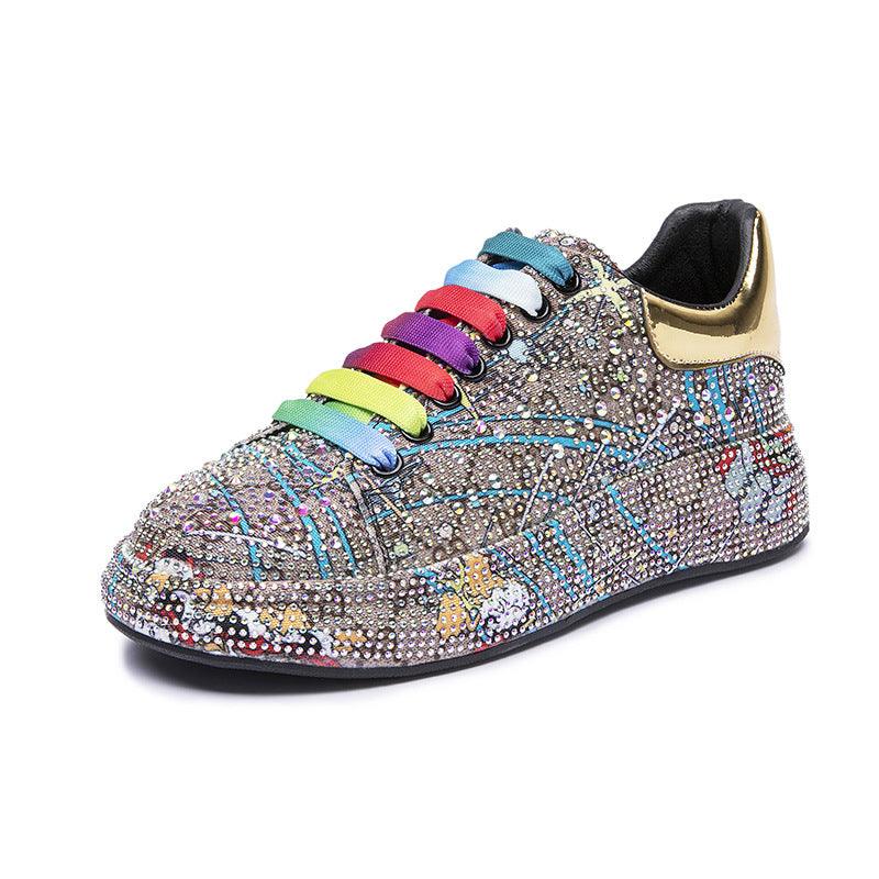 Men Shoes 2021 New Trend Rhinestone Platform - MRSLM