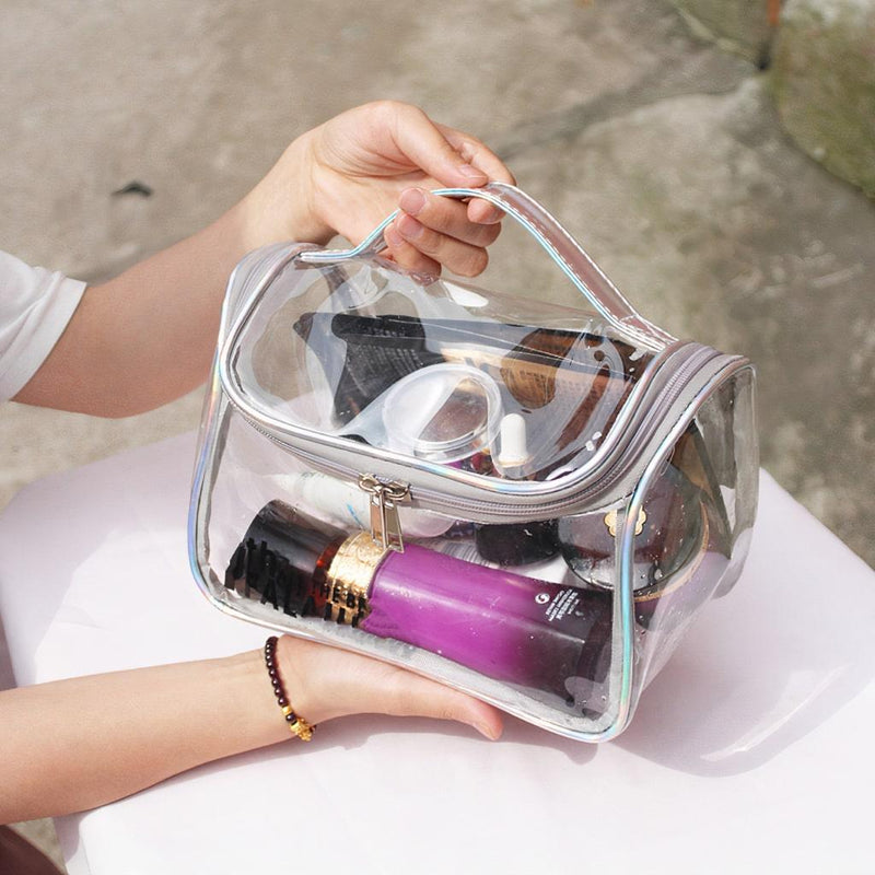 Transparent PVC cosmetic bag, view 3 - MRSLM