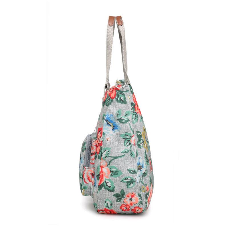 Printed canvas crossbody bag, view 5 - MRSLM