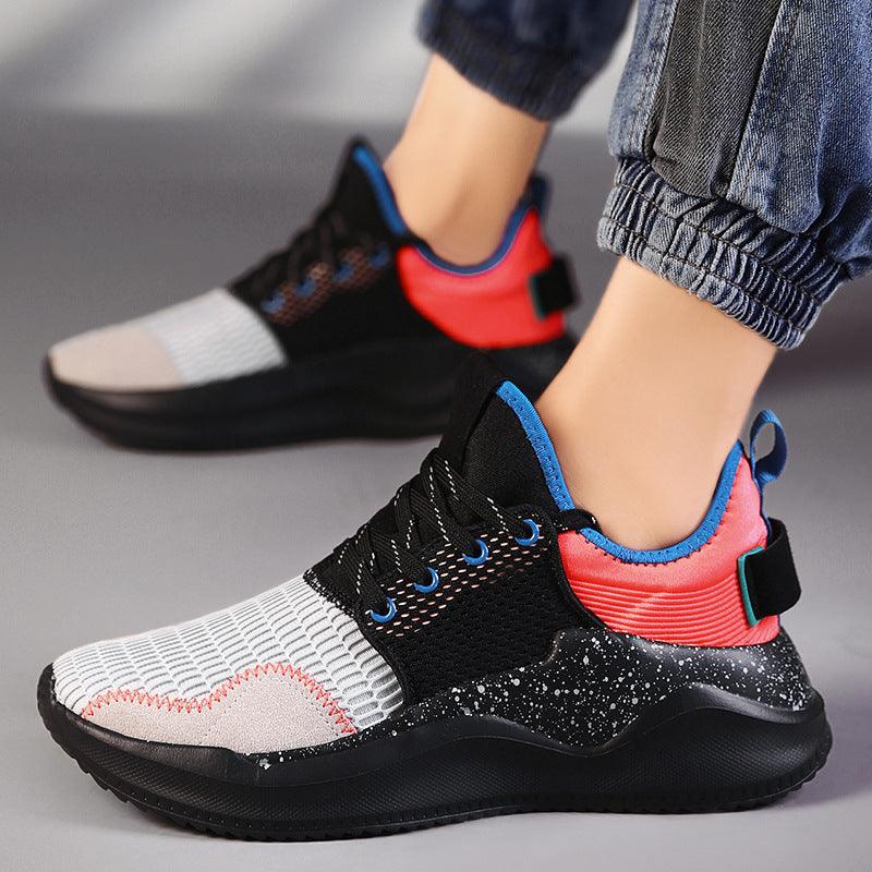 Fashion Mesh Casual Sports Shoes Young Students Large Size Running Shoes - MRSLM