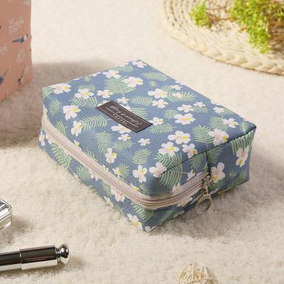 Sweet Floral Cosmetic Bag Travel Organizer Portable Beauty Pouch Wash Bag - MRSLM