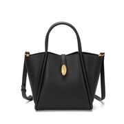 Women's retro leather bucket bag, view 4 - MRSLM