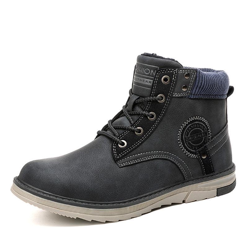 men's high-top martin boots in pu, view 5 - MRSLM