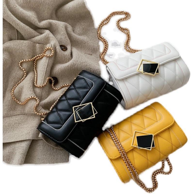 Hollow Square Oval Shoulder Bag European Style
