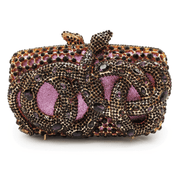 rhinestone evening clutch, view 4 - MRSLM