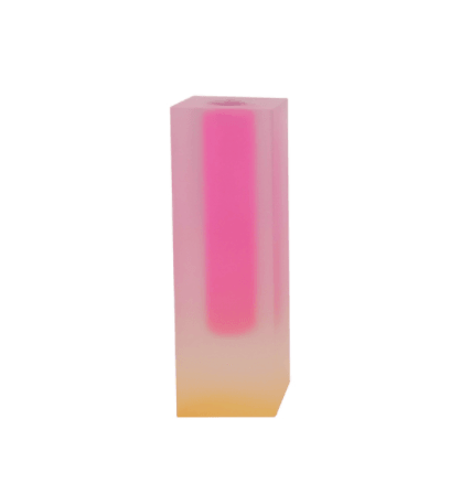 Creative Simple Acrylic Vase Square Column Glass Bubble - MRSLM
