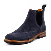 Men's handmade leather Chelsea ankle boots, view 3 - MRSLM