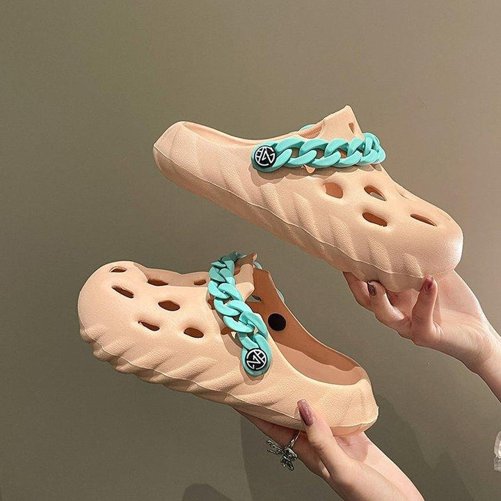 Soft Sole Comfortable Platform Sandals Waterproof Beach - MRSLM