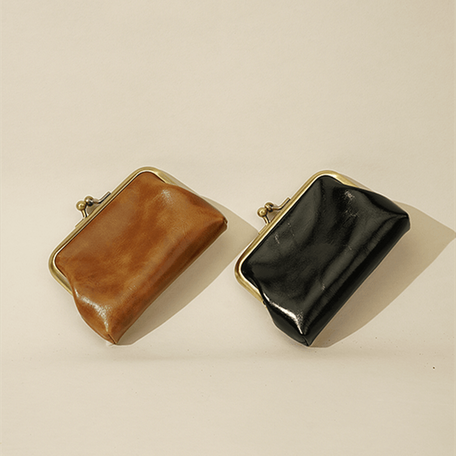 Retro Niche Design Leather Mini Coin Purse - MRSLM