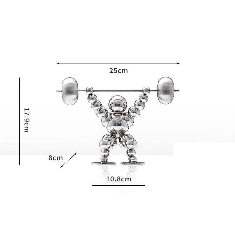 stainless steel living room figure ornament, view 4 - MRSLM